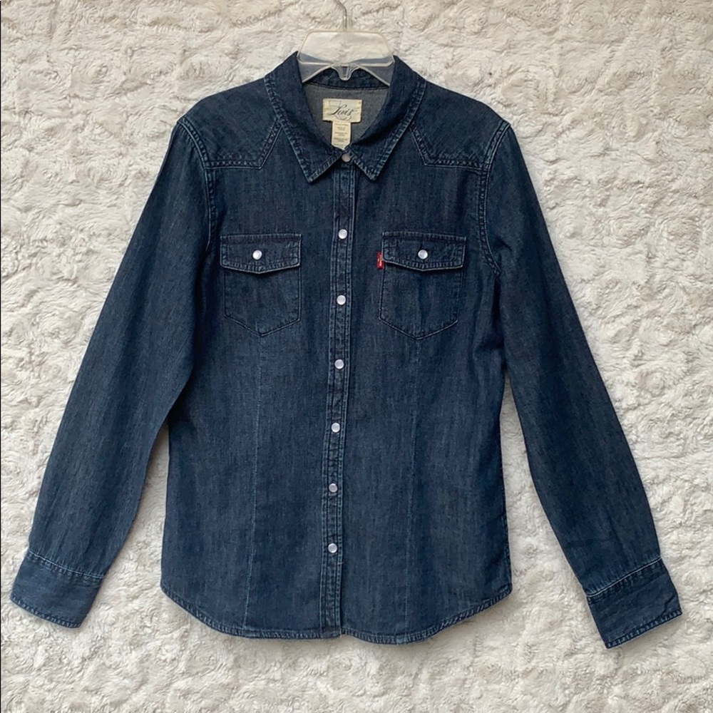 Levi’s Western Jean Shirt SzMED